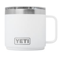 Afbeelding voor Yeti Rambler Stackable Mug 14oz Mag Slider Lid, White, stapelbare thermosmok met deksel, 414 ml