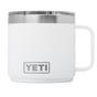 Image for Yeti Rambler Stackable Mug 14oz Mag Slider Lid, White, stackable thermos mug with lid, 414 ml