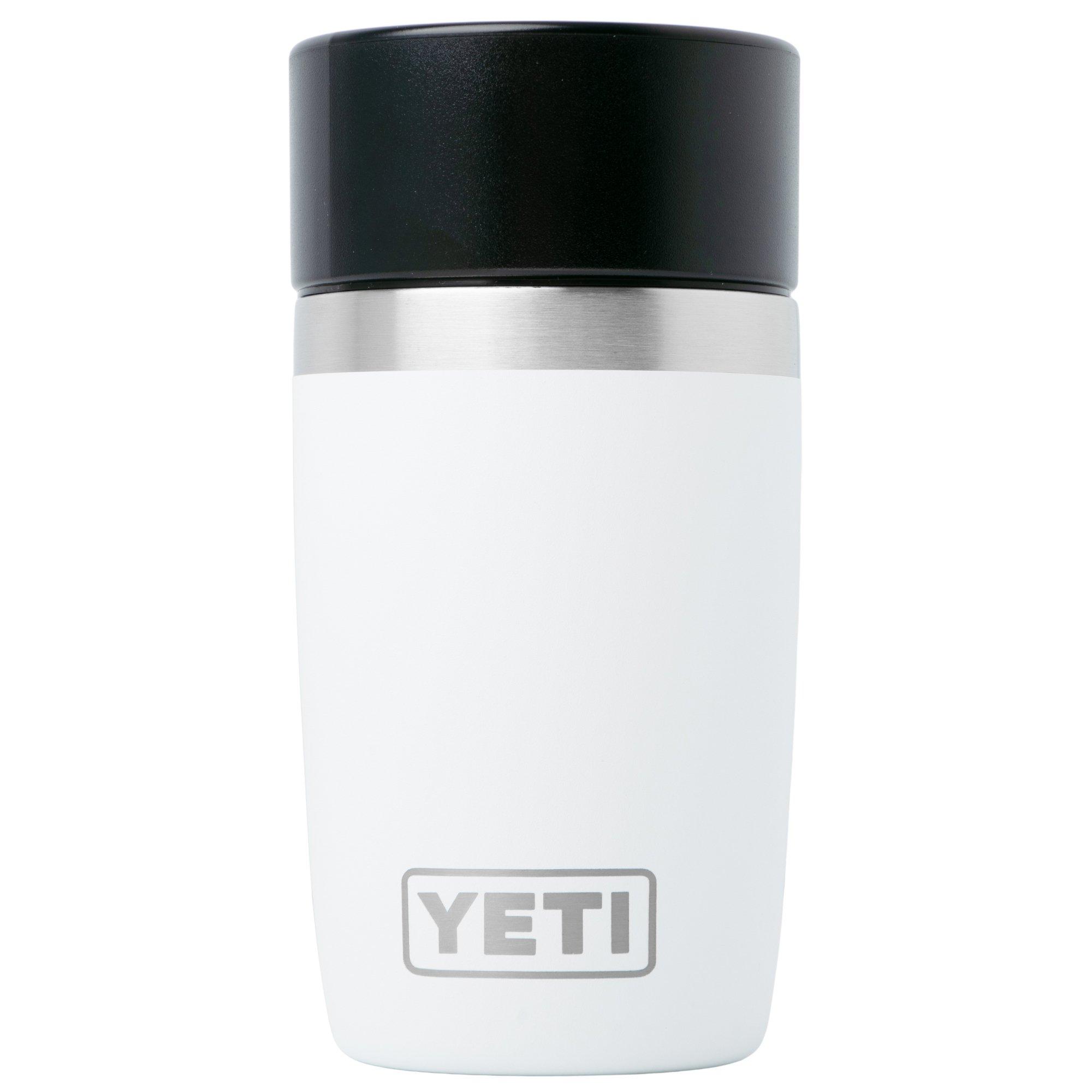 Yeti Rambler Travel Bottle 8oz Commuter Cap, White, Reiseflasche mit Drehverschluss, 237 ml