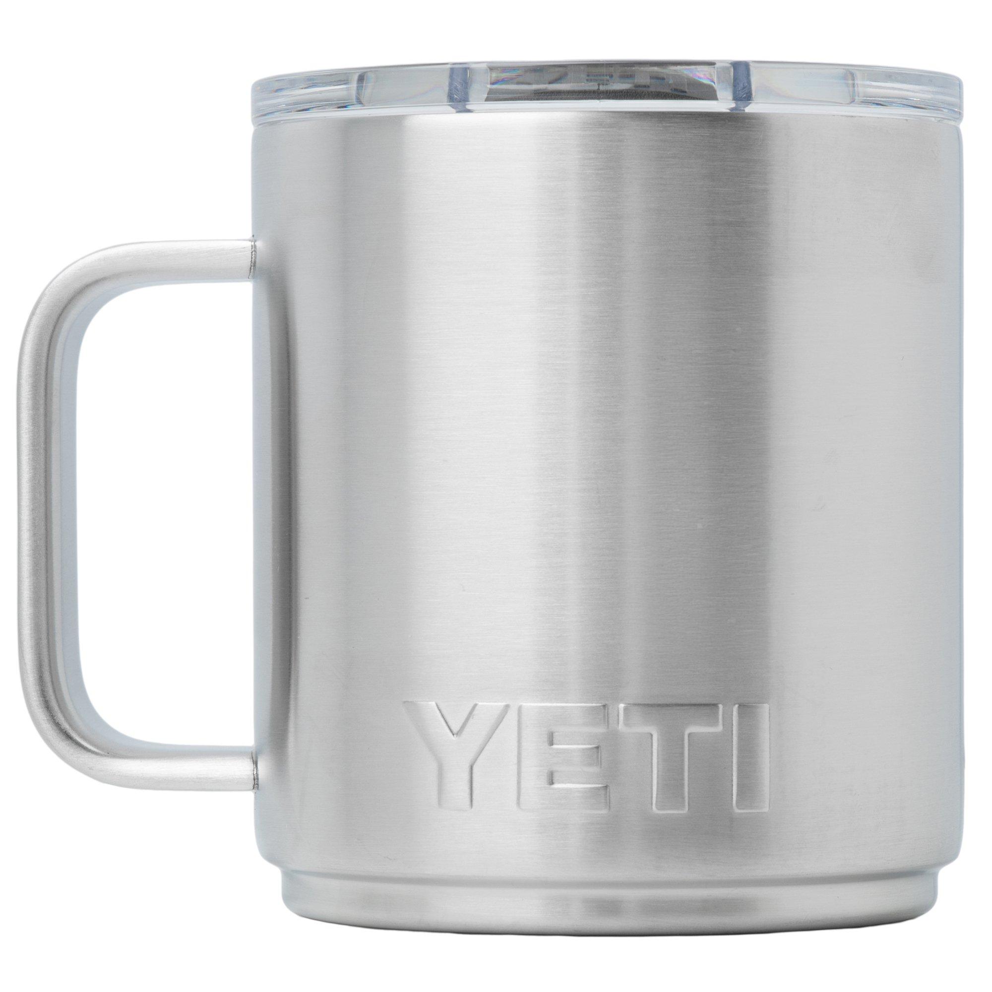 Yeti Rambler Stackable Mug 2.0 10oz Mag Slider Lid, Stainless Steel, stackable mug with lid, 295 ml
