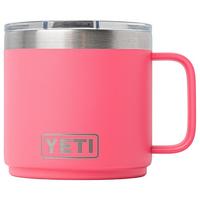 Afbeelding voor Yeti Rambler Stackable Mug 2.0 14oz Mag Slider Lid, Tropical Pink, stapelbare thermosmok met deksel, 414 ml