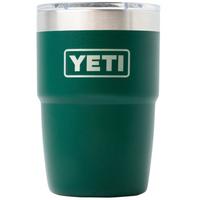 Afbeelding voor Yeti Rambler Stackable Cup 8oz Mag Slider Lid, Black Forest Green, stapelbare thermosbeker met deksel, 237 ml