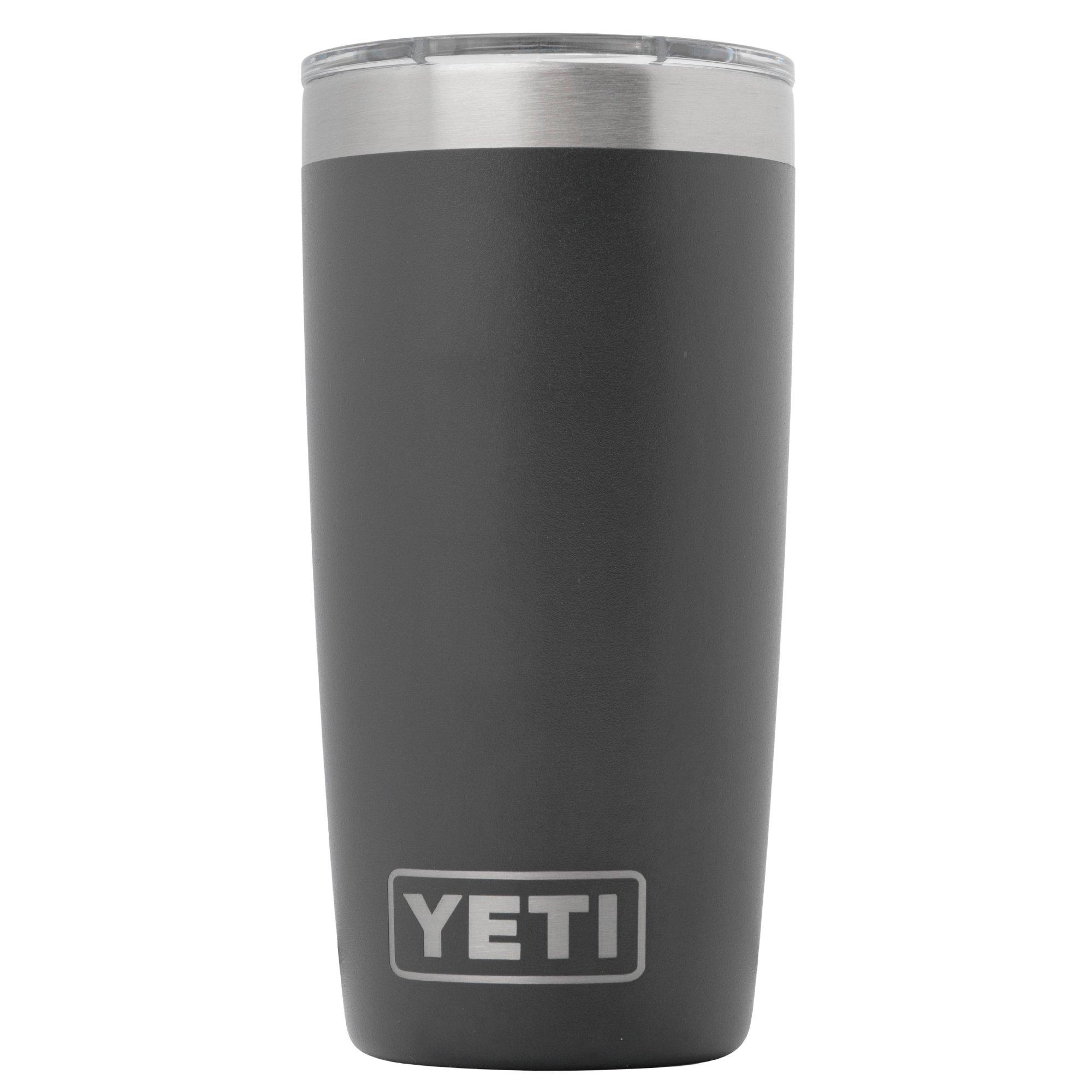 Yeti Rambler Tumbler Cup 10oz Mag Slider Lid, Charcoal Grey, Thermobecher mit Deckel, 295 ml