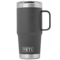 Bild für Yeti Rambler Travel Mug 20oz Stronghold Lid, Charcoal Grey, Thermo Reisebecher mit Deckel, 591 ml