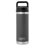 Yeti Rambler Bottle 18oz Chug Cap, Charcoal Grey, thermosfles met drinkdop, 532 ml
