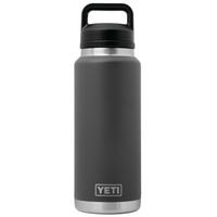 Afbeelding voor Yeti Rambler Bottle 36oz Chug Cap, Charcoal Grey, thermosfles met drinkdop, 1L