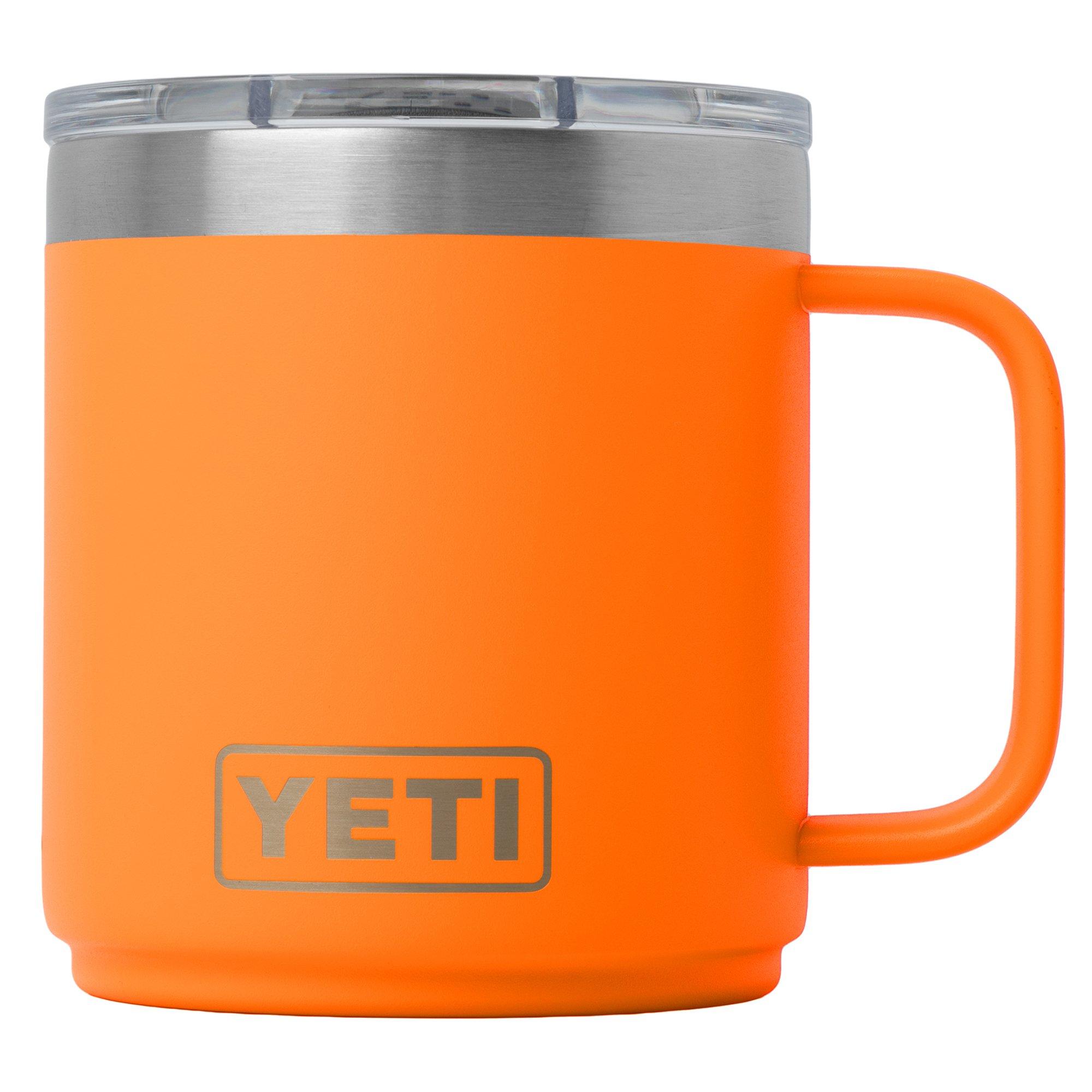 Yeti Rambler Stackable Mug 2.0 10oz Mag Slider Lid, King Crab Orange, stackable mug with lid, 295 ml