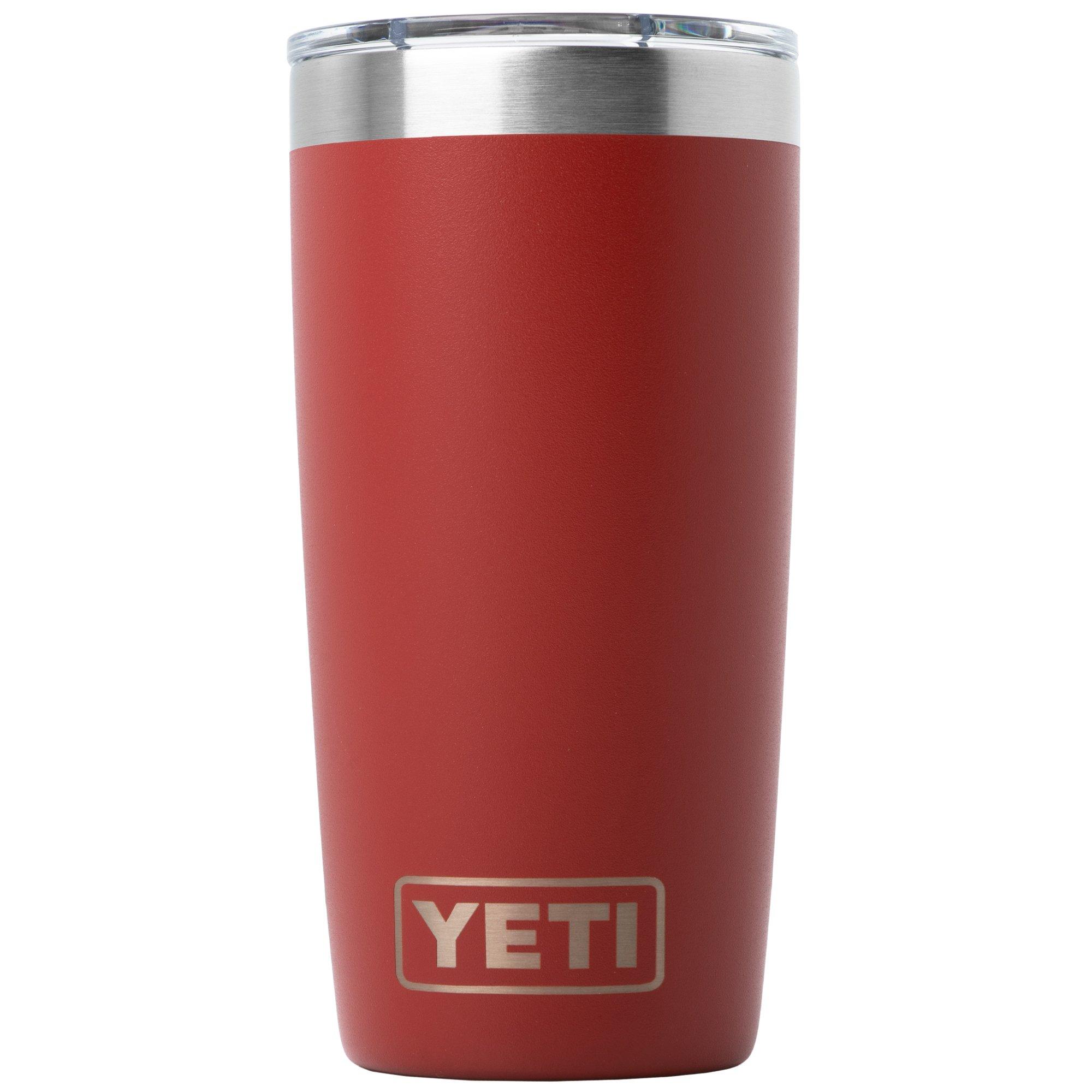 Yeti Rambler Tumbler Cup 10oz Mag Slider Lid, Stag Red, thermos tumbler with lid, 295 ml