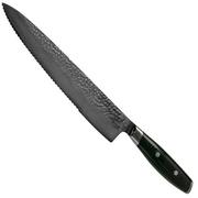 Yaxell Tsuchimon 36725 Kochmesser mit Wellenschliff 25,5 cm