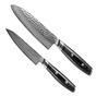 Obraz dla Zestaw upominkowy Yaxell Tsuchimon 36750, nóż santoku i nóż uniwersalny