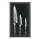Image for Yaxell Tsuchimon 36754, 3-piece knife set chef's knife, utility knife and peeling knife