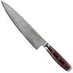 Yaxell Super Gou 37100 cuchillo de chef Acero de damasco de 161 capas, 20 cm