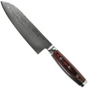 Yaxell Super Gou 37101 santoku acier damassé 161 couches, 16,5 cm