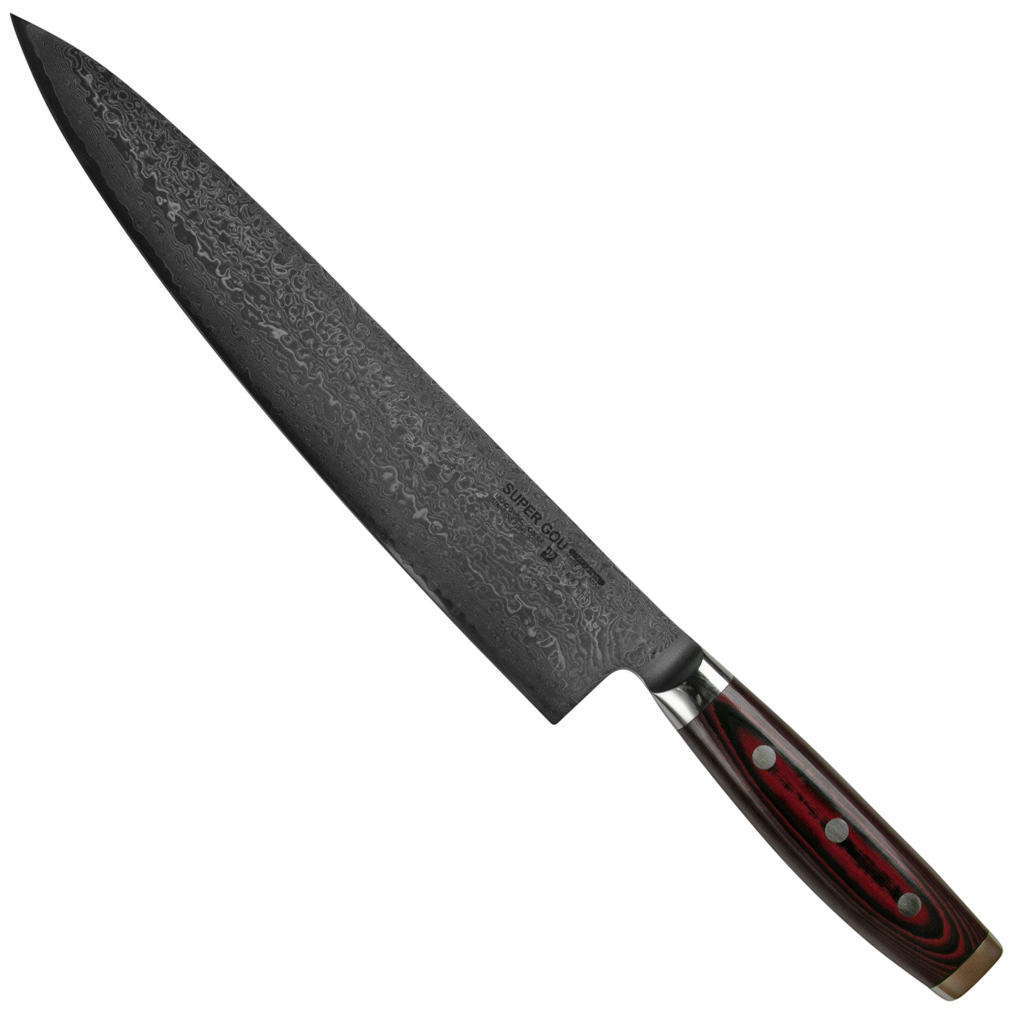 Yaxell Super Gou 37110 Kochmesser 161-lagiger Damaststahl, 25,5 cm