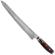 Yaxell Super Gou 37138 cuchillo de pan Acero de damasco de 161 capas, 27 cm