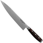 Yaxell Super Gou 37141, cuchillo de chef de acero damasco de 161 capas, 24 cm
