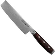 Yaxell Super Gou 37144, acero damasco de 161 capas, nakiri 16,5 cm