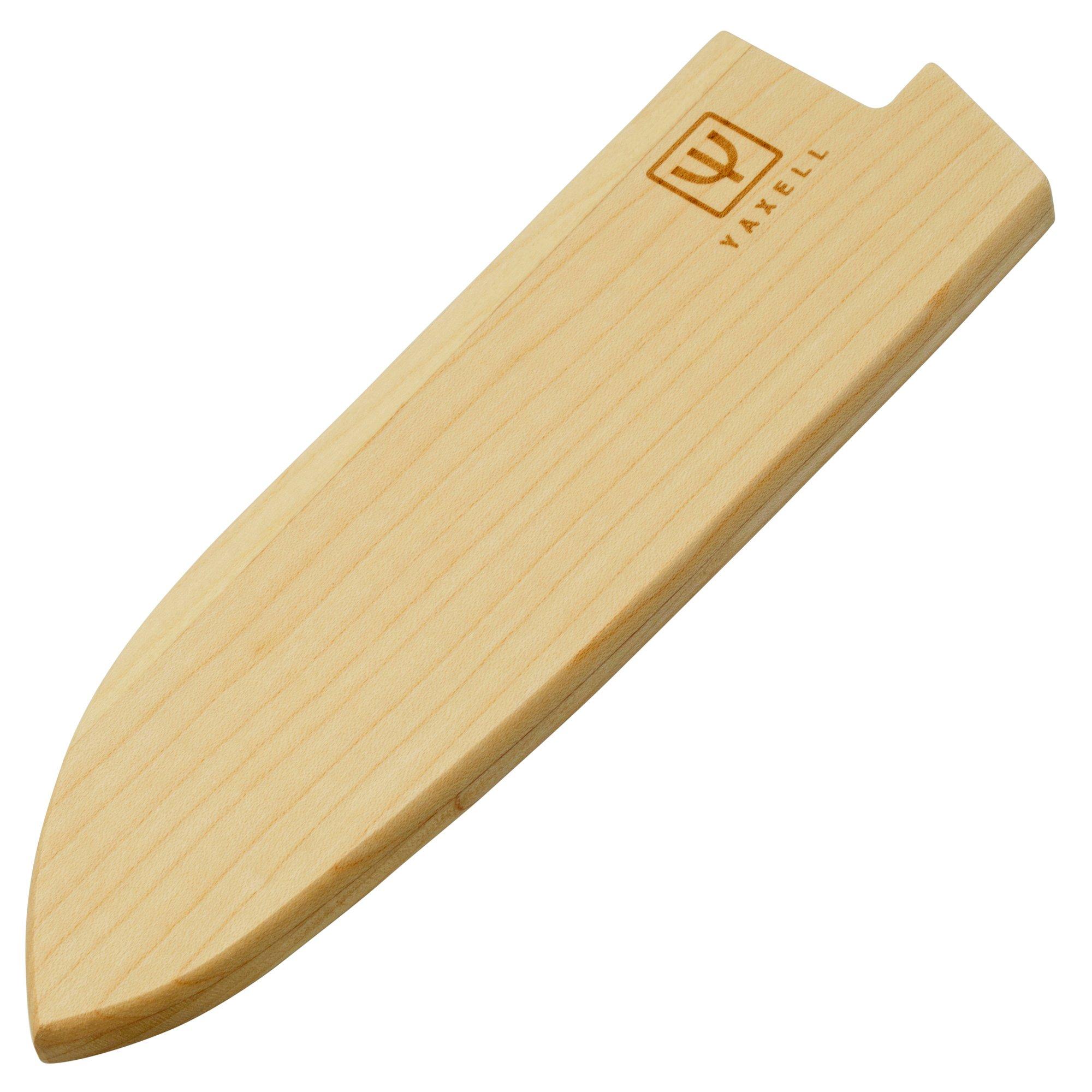 Yaxell Kantana 37281 Messerschutz für Santoku 16,5 cm, Ahornholz