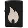 Afbeelding voor Zippo BIG Flame Silver Emblem 2008154, aansteker
