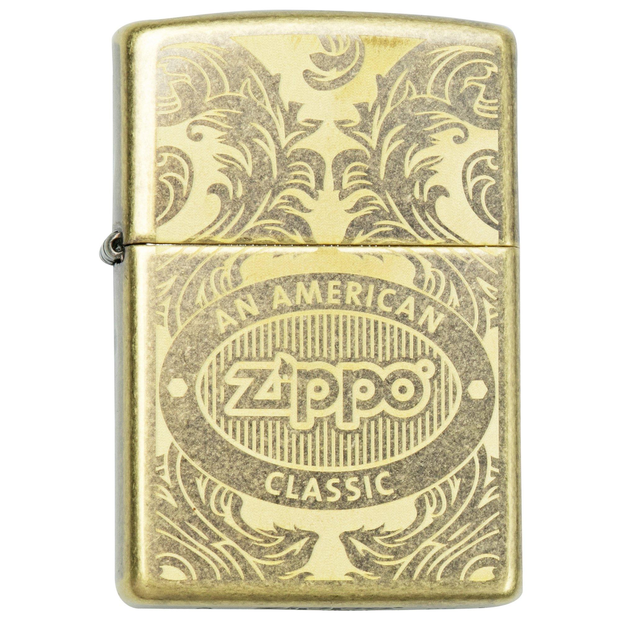 Zippo Scroll 60004034 gold, lighter | Advantageously shopping at