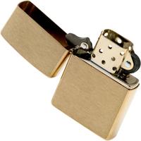 Image for Zippo Classic 204-000243, Brushed Solid Brass, lighter