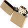 Image for Zippo Classic 204-000243, Brushed Solid Brass, lighter