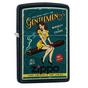 Image for Zippo Cigar Girl Design Matte Black 218-076647, lighter