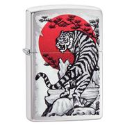 Zippo Asian Tiger Design Brushed Chrome 29889-000002, briquet