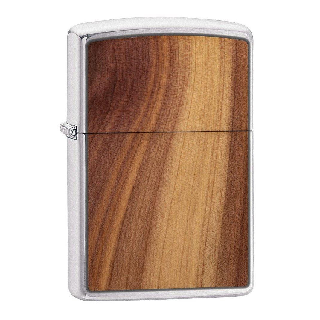 Zippo Woodchuck Cedar Emblem Brushed Chrome 29900-000002, lighter
