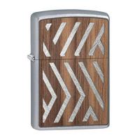 Image for Zippo Woodchuck Walnut Emblem Herringbone Sweep 29902-000002, lighter