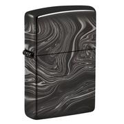 Zippo Premium Marble Pattern Design 49812-000003, High Polish Black, lighter