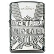 Zippo Harley Davidson Collectible 60006099 silber, Feuerzeug