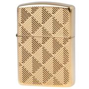 Afbeelding voor Zippo Armor Pattern Design High Polish Brass 60006610, aansteker