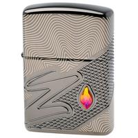 Afbeelding voor Zippo Armor Z Pattern Design High Polish Black 60007720, aansteker
