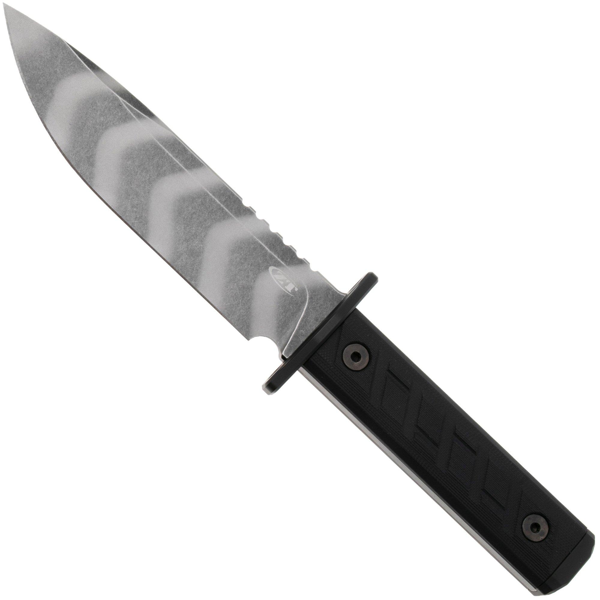 Zero Tolerance 0006TSBLK, Tiger Stripe CPM 3V, Black G10 survivalmes