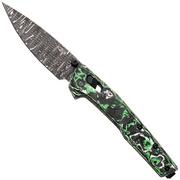 Bild für Zero Tolerance 0117VFGW Vegas Forge Damascus, Green White Carbon Fiber Taschenmesser