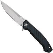 Zero Tolerance 0452BLUCF MagnaCut, Black/Blue Carbon Fiber, coltello da tasca, Dmitry Sinkevich design