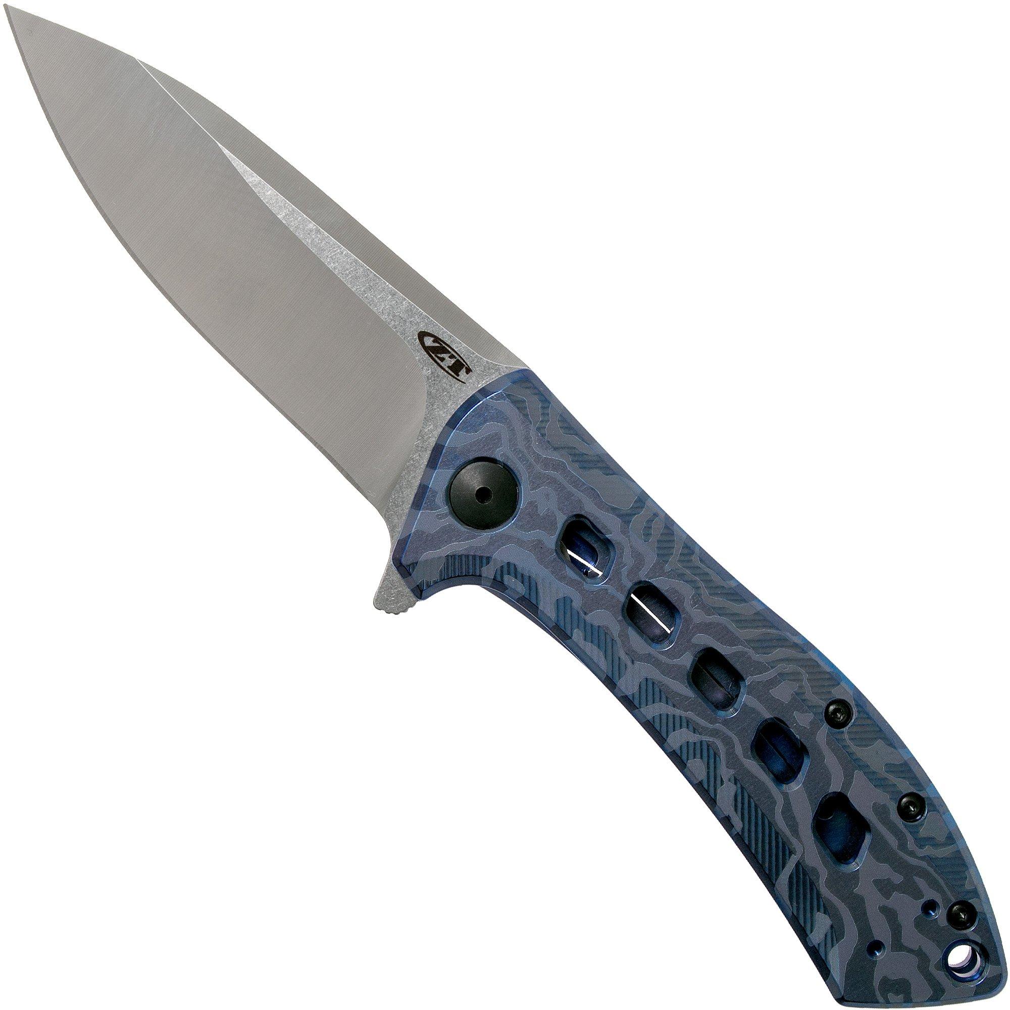 Zero Tolerance ZT0801TIBLU M390 Sprint Run pocket knife, Todd
