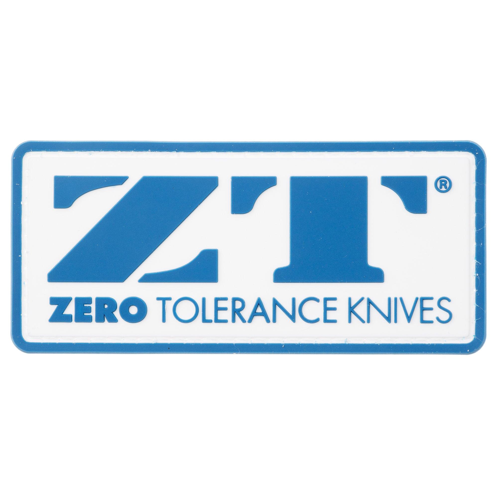 Zero Tolerance Blue and White PVC Patch, PATCHBW26P, patch