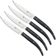 Zwilling Steak 39162, 4-delige steakmessenset, micarta blauw