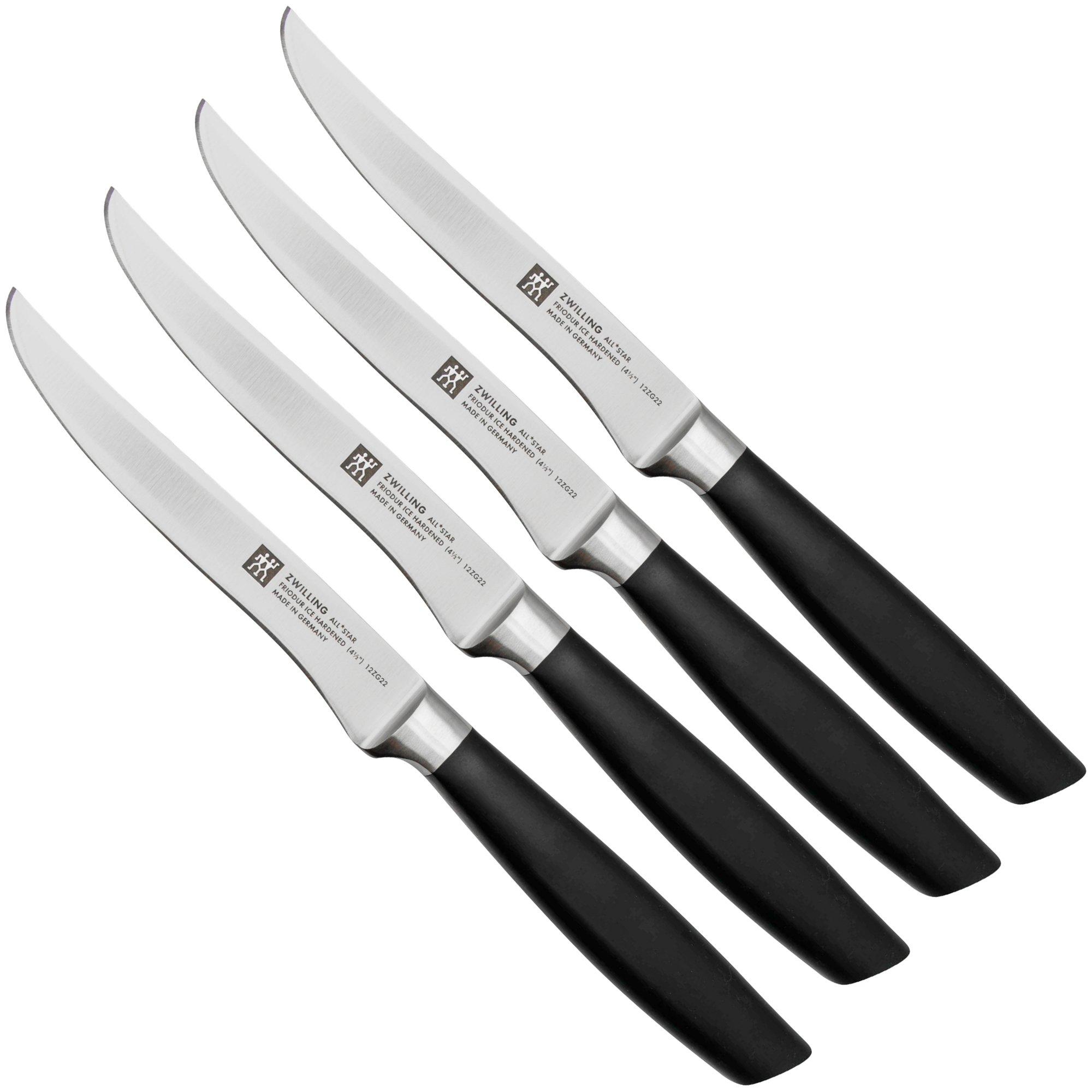 Zwilling All Star 1022591, 4-piece steak knife set, silver