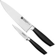 Zwilling All Star 1022778, 2-peças conjunto de facas, faca de chef e faca de aparar, prateado