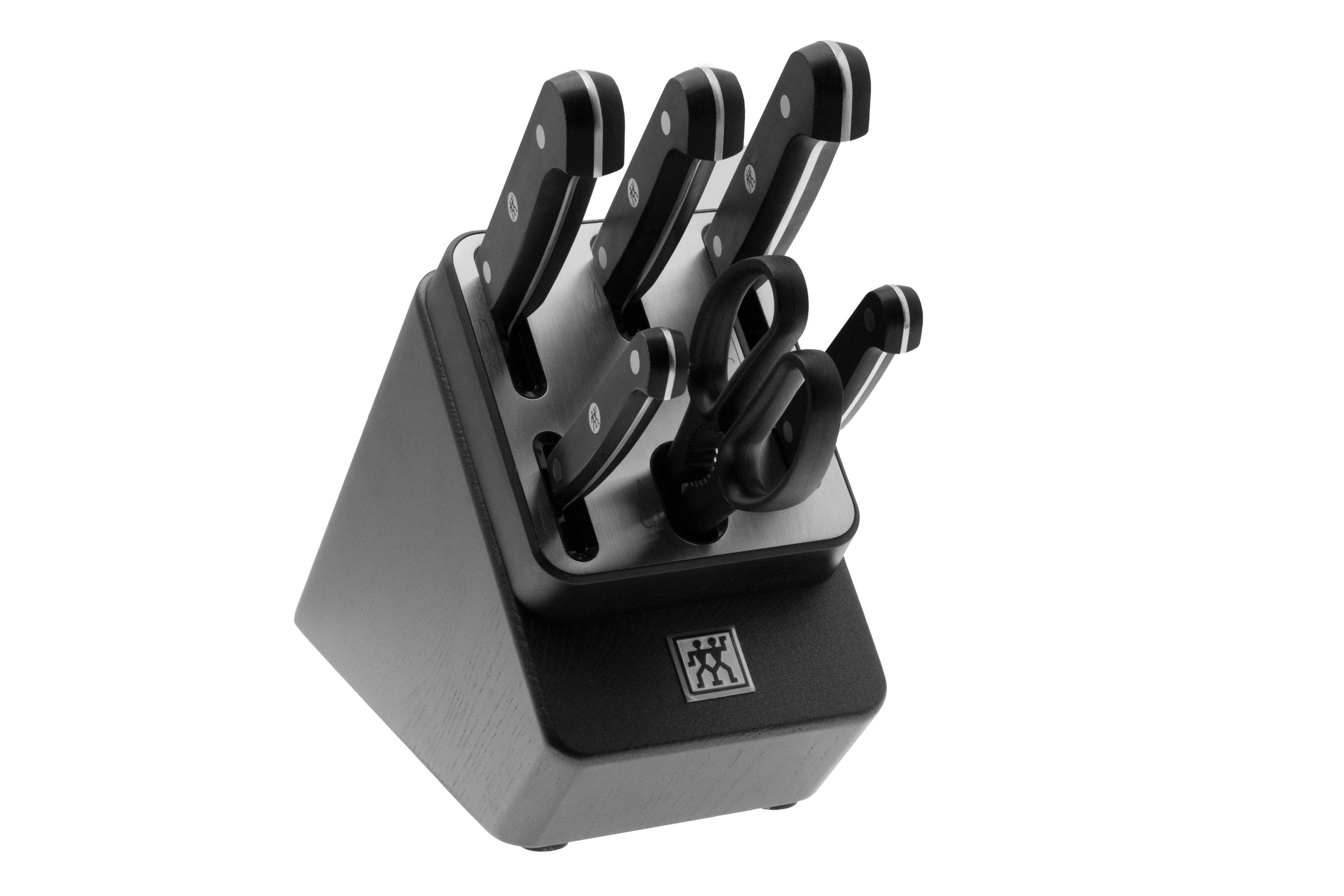 Zwilling Gourmet SharpBlock, 7-piece knife set, grey