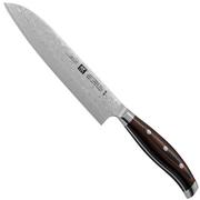 Zwilling Twin Cermax 30867-184-0, couteau santoku en acier damassé 100 couches, 18 cm