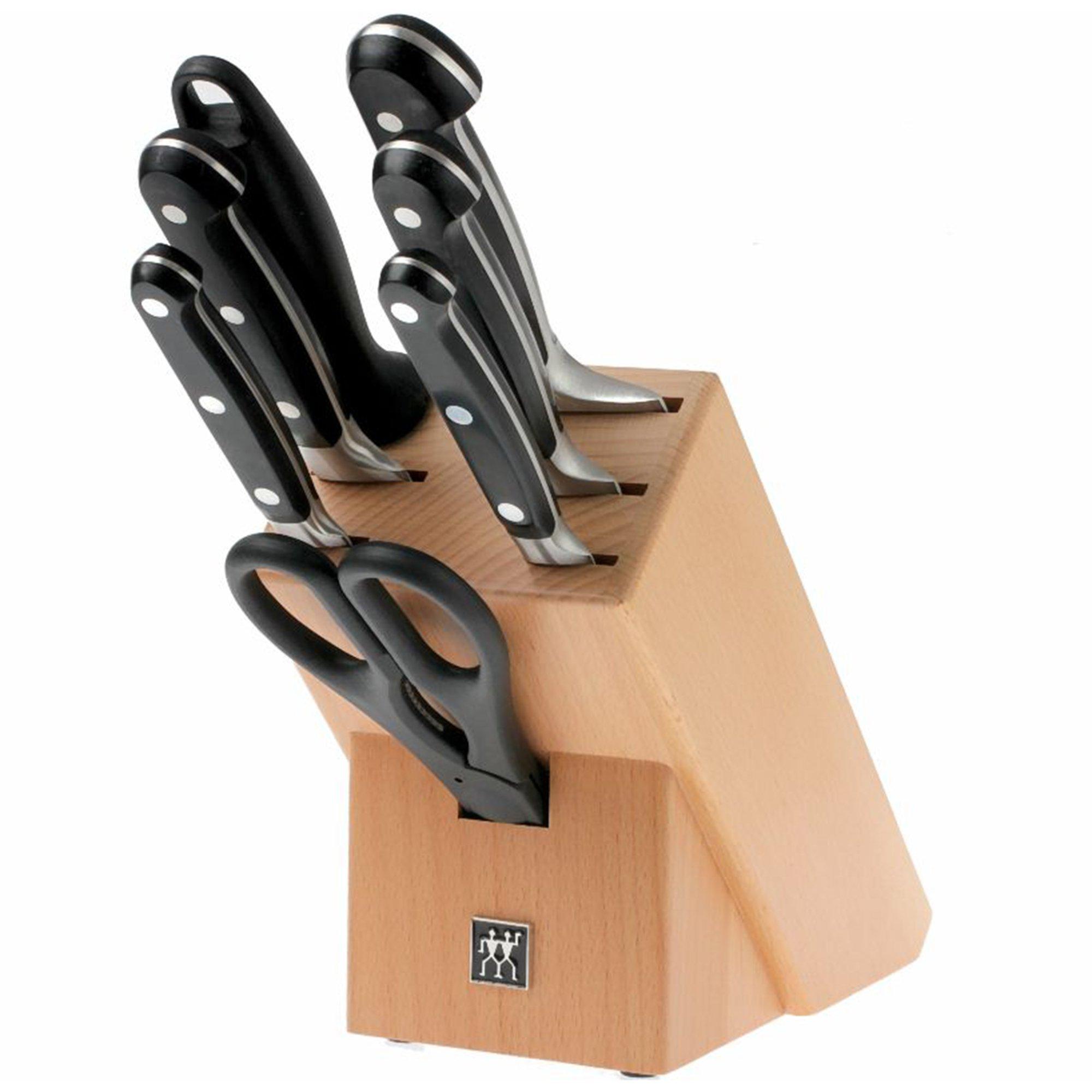 Nontron Traditional Set of 3 Kitchen knives, T3OFRBU 3-piece knife