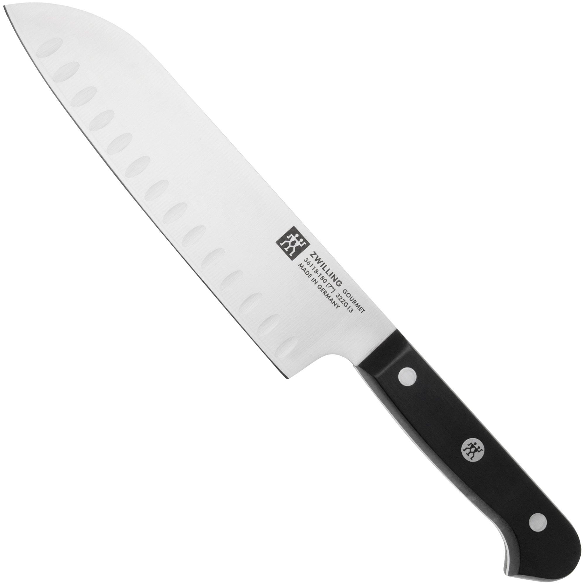 Zwilling Gourmet hollow edge santoku knife 18 cm, 36118-181-0