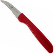 Zwilling J.A. Henckels Red faca para tornear 5,5 cm, fio curvo