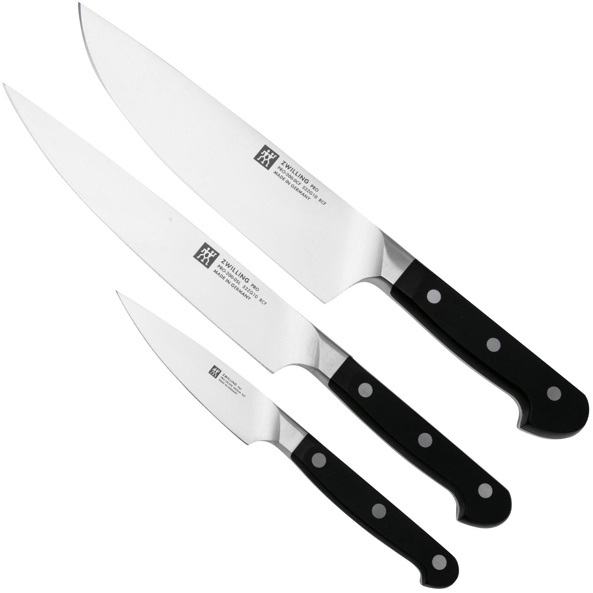 Zwilling 38430-007 Pro 3-piece knife set