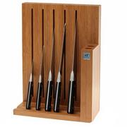 Zwilling 38438-000 Pro Bloque de cuchillos de bambú, 6 piezas